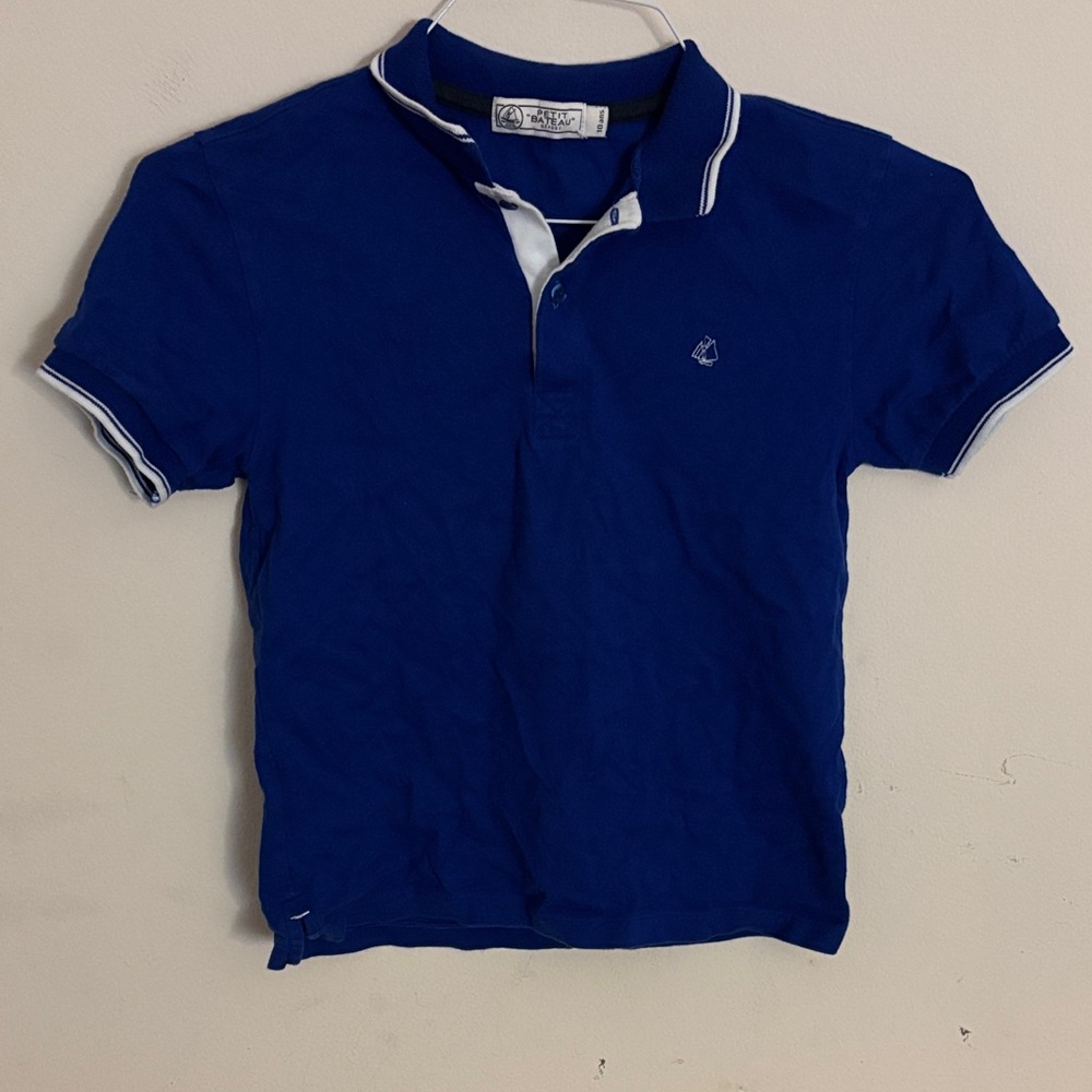 Petit Bateau Blue short sleeve Polo Shirt